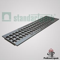 Решетка водоприемная Basic DN100 чугунная ячеистая оцинкованная в Орле